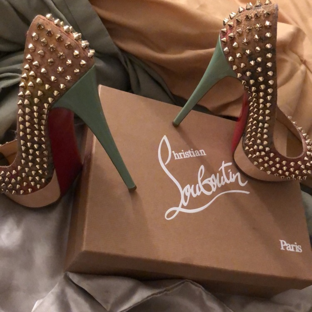 Christian Louboutin spike pumps